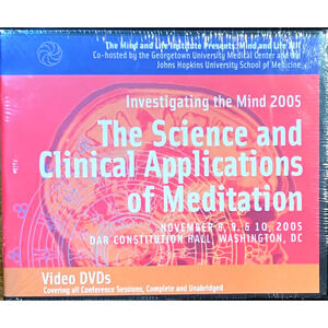 The Science and Clinical Applications of Meditation NEW DVD Set Dalai Lama 2005